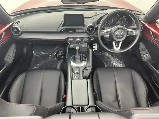 マツダ ロードスター S レザーパッケージ 埼玉県 2016(平28)年 5.2万km ソウルレッドプレミアムメタリック 】レザーシート　シートヒーター　　純正ナビ　Ｂｌｕｅｔｏｏｔｈ　フルセグＴＶ　Ｂカメラ　社外ＷＯＲＫ１６インチＡＷ　スマートキー　プッシュスタート　ＬＥＤヘッドライト　オートライト　ドラレコ　ＥＴＣ