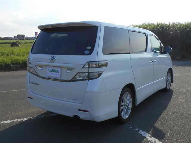 トヨタ ヴェルファイア 2．4Z 福岡県 2009(平21)年 11.4万km ホワイトパールクリスタルシャイン ●ワンオーナー/●左側パワースライドドア/●純正HDDナビ/フルセグTV/●バックカメラ/●前後コーナーセンサー/●純正フリップダウンモニター/●スマートキー×2/●エンジンプッシュスタート/●ETC
