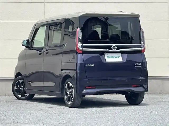 日産 ルークス HWS X プロパイロットED 茨城県 2022(令4)年 3.8万km アメジストパープル 純正9インチナビ/フルセグテレビ/アラウンドビューモニター/プルパイロット機能/アイドリングストップ/両側パワスラ/パワーステアリング/パワーウィンドウ/プッシュスタート/純正フロアマット/純正AW/VDC/LDW/ETC
