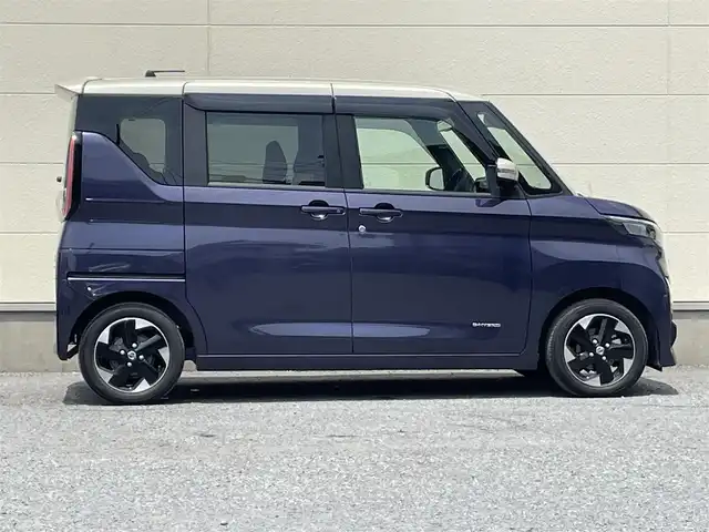 日産 ルークス HWS X プロパイロットED 茨城県 2022(令4)年 3.8万km アメジストパープル 純正9インチナビ/フルセグテレビ/アラウンドビューモニター/プルパイロット機能/アイドリングストップ/両側パワスラ/パワーステアリング/パワーウィンドウ/プッシュスタート/純正フロアマット/純正AW/VDC/LDW/ETC