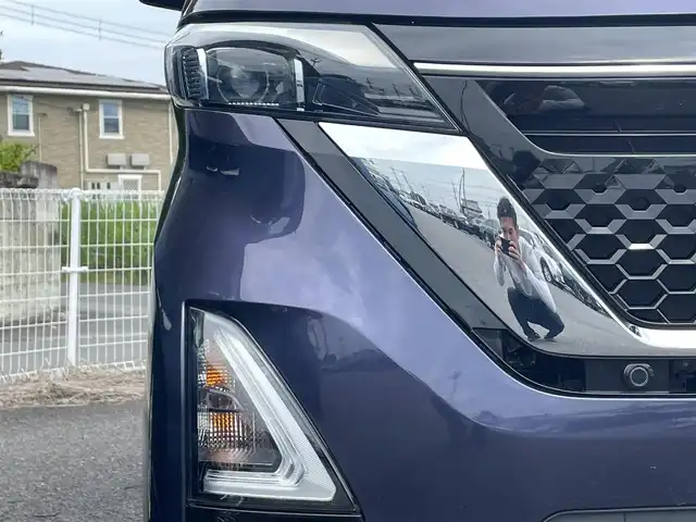 日産 ルークス HWS X プロパイロットED 茨城県 2022(令4)年 3.8万km アメジストパープル 純正9インチナビ/フルセグテレビ/アラウンドビューモニター/プルパイロット機能/アイドリングストップ/両側パワスラ/パワーステアリング/パワーウィンドウ/プッシュスタート/純正フロアマット/純正AW/VDC/LDW/ETC