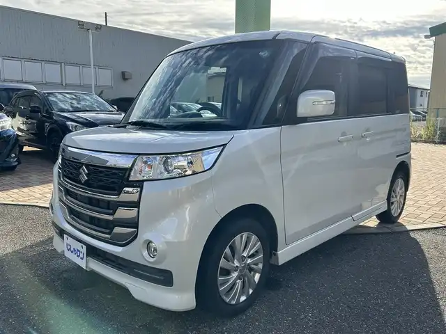 スズキ スペーシア カスタム Z 新潟県 2017(平29)年 10.3万km ピュアホワイトP (株)IDOMが運営する【じしゃロン新潟店】の自社ローン専用車両になります。/こちらは現金またはオートローンご利用時の価格です。自社ローンご希望の方は別途その旨お申付け下さい/プッシュスタート/スマートキー/純正ナビ/CD、DVD、FM、AM視聴可能/フルセグテレビ(走行時視聴可能)/シートヒーター(D席のみ)/パワースライドドア/純正AW/純正キセノンヘッドランプ/ウインカーミラー