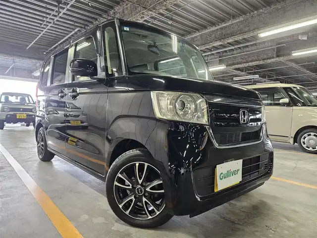 ホンダ Ｎ ＢＯＸ G EX ホンダセンシング 長崎県 2017(平29)年 3.8万km クリスタルブラックパール 〇純正ナビ/〇フルセグTV/〇パワースライドドア(助手席側)/〇バックカメラ/〇ビルトインETC/〇前後ドライブレコーダー/〇アダプティブクルーズコントロール/〇ホンダセンシング/〇SRSエアバッグ/〇プラズマクラスター付オートライト/〇LEDヘッドランプ/〇チップアップ機能付スライドリアシート/〇ステアリングスイッチ/〇社外14インチアルミホイール/〇スマートキーシステム/プッシュエンジンスタート/〇禁煙車