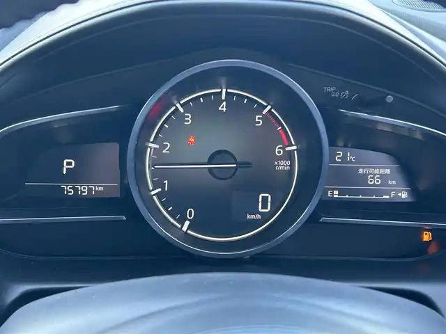 マツダ ＣＸ－３ XD プロアクティブ 佐賀県 2019(平31)年 7.6万km ソウルレッドクリスタルM スマートブレーキサポート/レーダークルーズコントロール/BSM　/バックセンサー　/純正SDナビ/・バックカメラ/・フルセグTV/BT/CD/DVD　/ハーフレザーシート/純正18インチAW/LEDヘッドライト/フォグランプ/オートライト/革巻きステアリング/パドルシフト　/前後ドライブレコーダー(ZDR-015)/ETC/プッシュスタート/HUD/トノカバー/スペアキー×1