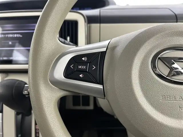 ダイハツ ムーヴ キャンバス G ホワイトアクセント リミテッド SAⅢ 千葉県 2019(令1)年 4万km ナチュラルベージュマイカM 禁煙車/純正8インチナビ/・NSZN-X69D/・CD/DVD/BT/HDMI/フルセグ/スマートアシストIII/車線逸脱警報機能/全方位カメラ/両側パワースライドドア/LEDヘッドライト/フォグライト/オートライト/オートハイビーム/ETC/スマートキー/スペアキー/アイドリングストップ/横滑り防止装置/ドアバイザー/フロアマット