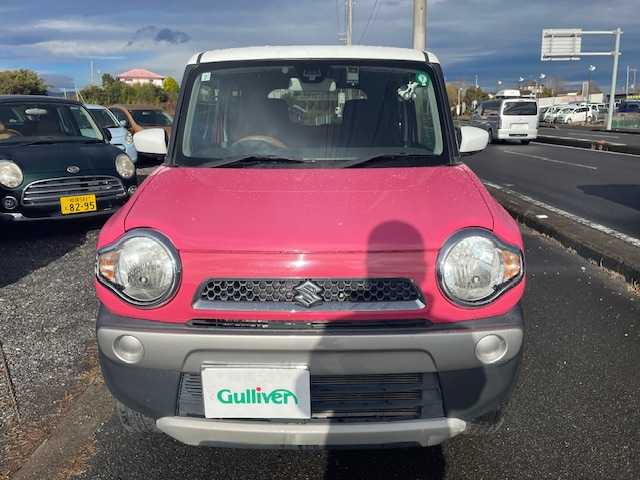 スズキ ハスラー G 神奈川県 2015(平27)年 4.5万km キャンディピンクメタリック/ホワイト2トーンルーフ 純正メモリナビ/バックカメラ/ETC/ステアリングスイッチ/プッシュスタート/スマートキー/スペアキー/取説・保証書