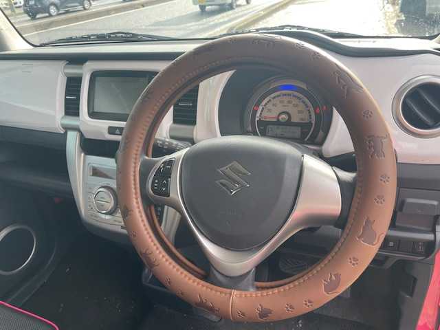 スズキ ハスラー G 神奈川県 2015(平27)年 4.5万km キャンディピンクメタリック/ホワイト2トーンルーフ 純正メモリナビ/バックカメラ/ETC/ステアリングスイッチ/プッシュスタート/スマートキー/スペアキー/取説・保証書