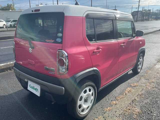 スズキ ハスラー G 神奈川県 2015(平27)年 4.5万km キャンディピンクメタリック/ホワイト2トーンルーフ 純正メモリナビ/バックカメラ/ETC/ステアリングスイッチ/プッシュスタート/スマートキー/スペアキー/取説・保証書