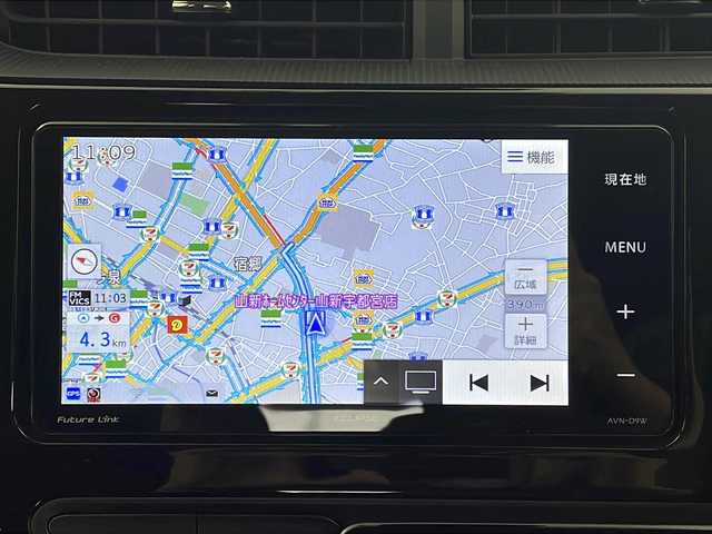 トヨタ アクア S 栃木県 2019(令1)年 2.8万km シルバーM 社外SDナビ/（CD/DVD/BT/ワンセグ/AM・FM/SD)/ETC/ドライブレコーダー/パーキングサポートブレーキ/クリアランナソー/先行車発進お知らせ/車線逸脱警報/プリクラッシュブレーキ/横滑り防止/前席シートヒーター/電動格納ミラー/バックカメラ/プッシュスタート/スマートキー