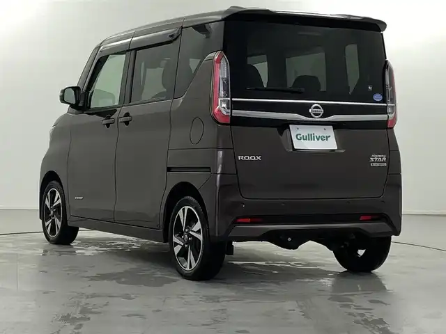 日産 ルークス HWS Gターボ プロパイロットED 福井県 2020(令2)年 4.3万km アッシュブラウンM ４WD/プロパイロット/・衝突軽減ブレーキ/・車線逸脱警報機能/・クルーズコントロール（追従有）/純正ナビゲーション/【AM/FM/CD/Bluetooth/フルセグTV】/アラウンドビューモニター/ビルトインETC/両側パワースライドドア/シートヒーター（運転席/助手席）/コーナーセンサー/オートライト/LEDヘッドライド/プッシュスタート/スマートキー/スペアキー