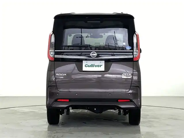 日産 ルークス HWS Gターボ プロパイロットED 福井県 2020(令2)年 4.3万km アッシュブラウンM ４WD/プロパイロット/・衝突軽減ブレーキ/・車線逸脱警報機能/・クルーズコントロール（追従有）/純正ナビゲーション/【AM/FM/CD/Bluetooth/フルセグTV】/アラウンドビューモニター/ビルトインETC/両側パワースライドドア/シートヒーター（運転席/助手席）/コーナーセンサー/オートライト/LEDヘッドライド/プッシュスタート/スマートキー/スペアキー