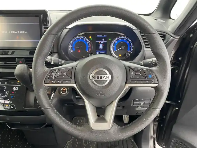 日産 ルークス HWS Gターボ プロパイロットED 福井県 2020(令2)年 4.3万km アッシュブラウンM ４WD/プロパイロット/・衝突軽減ブレーキ/・車線逸脱警報機能/・クルーズコントロール（追従有）/純正ナビゲーション/【AM/FM/CD/Bluetooth/フルセグTV】/アラウンドビューモニター/ビルトインETC/両側パワースライドドア/シートヒーター（運転席/助手席）/コーナーセンサー/オートライト/LEDヘッドライド/プッシュスタート/スマートキー/スペアキー