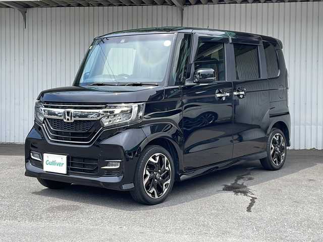 ホンダ Ｎ ＢＯＸ 2トン カスタム G L ターボ ホンダセンシング 長野県 2020(令2)年 11.5万km クリスタルブラックパール ホンダセンシング/ターボ/純正メモリナビTV/バックカメラ/ハーフレザシート/前席シートヒーター/両側パワースライドドア/クルーズコントロール/純正LEDライト/純正１５インチAW/純正フロアマット/取扱説明書/保証書