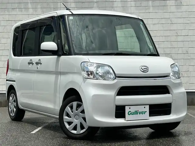 ダイハツ タント X 富山県 2015(平27)年 5.3万km パールホワイトⅢ 社外９型ナビ/Bluetooth/フルセグTV/ドライブレコーダー/片側パワースライドドア/プッシュスタート/スマートキー/LEDヘッドライト/オートライト/横滑り防止装置