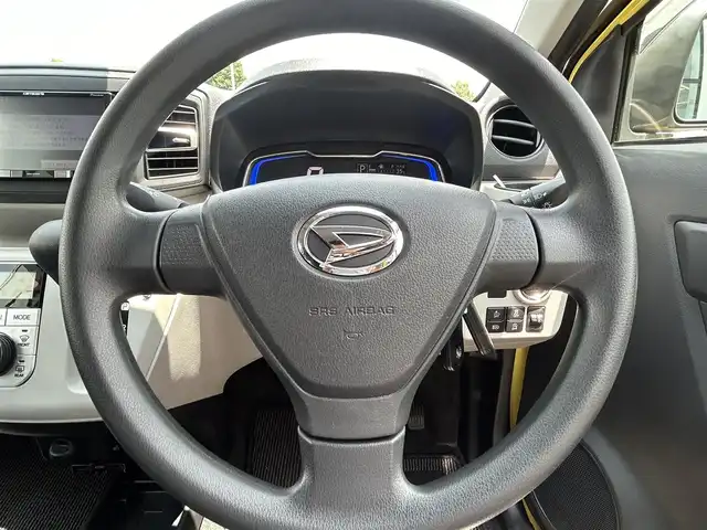 ダイハツ ミラ イース G SAⅢ 栃木県 2018(平30)年 4.2万km レモンスカッシュクリスタルM 社外SDナビ　/スマートアシストIII/前席シートヒーター/オートライト/前後コーナーセンサー/LEDヘッドライト/ヘッドライトレベライザー/純正フロアマット/純正14インチアルミ/アイドリングストップ/プッシュスタート/ドアバイザー/プッシュスタート