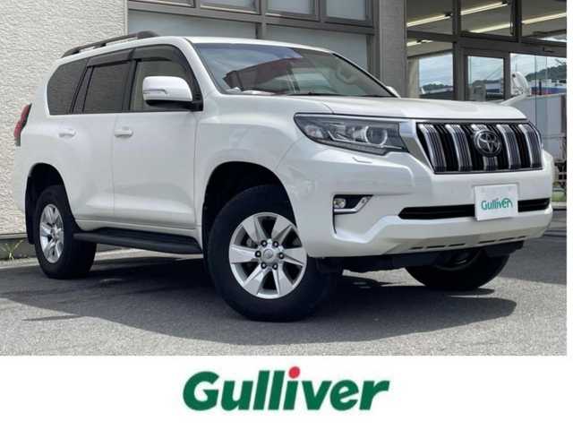 トヨタ ランドクルーザー プラド TX 大阪府 2021(令3)年 3.6万km ホワイトパールクリスタルシャイン ワンオーナー/サンルーフ/社外SDナビ/（フルセグ/BT/CD/DVD）/バックカメラ/レーダークルーズコントロール/レーンキープアシスト/衝突軽減防止システム/純正１７インチAW/ETC/保証書/取扱説明書/スペアキー　有