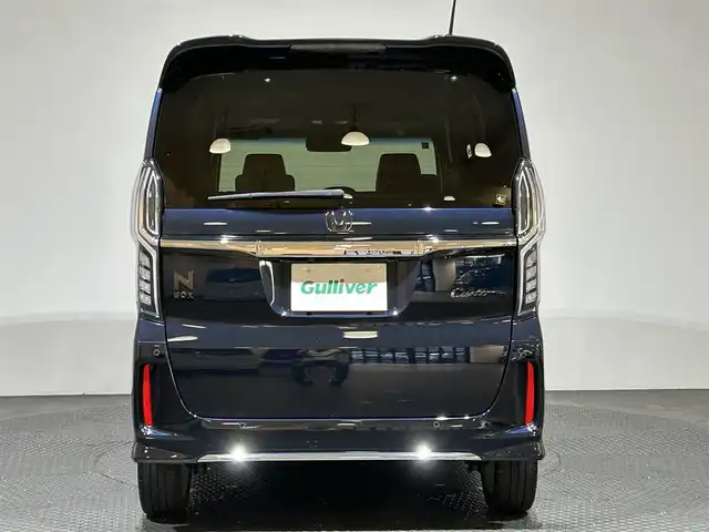 ホンダ Ｎ ＢＯＸ カスタム L ターボ 愛媛県 2021(令3)年 2.6万km ミッドナイトブルービームM ・純正８インチナビ/（フルセグＴＶ・ＢＴ・ＣＤ・ＤＶＤ・ＦＭ・ＡＭ・ＵＳＢ・ａｐｐｌｅｃａｒｐｌａｙ）/・バックカメラ　/・前後ドラレコ　/・ＥＴＣ　/・衝突軽減ブレーキ　/・レーンキープアシスト　/・レーダークルーズコントロール/・両側電動ドア/・オートマチックハイビーム/・前後コーナーセンサー/・DN席シートヒーター