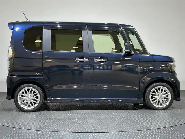 ホンダ Ｎ ＢＯＸ カスタム L ターボ 愛媛県 2021(令3)年 2.6万km ミッドナイトブルービームM ・純正８インチナビ/（フルセグＴＶ・ＢＴ・ＣＤ・ＤＶＤ・ＦＭ・ＡＭ・ＵＳＢ・ａｐｐｌｅｃａｒｐｌａｙ）/・バックカメラ　/・前後ドラレコ　/・ＥＴＣ　/・衝突軽減ブレーキ　/・レーンキープアシスト　/・レーダークルーズコントロール/・両側電動ドア/・オートマチックハイビーム/・前後コーナーセンサー/・DN席シートヒーター