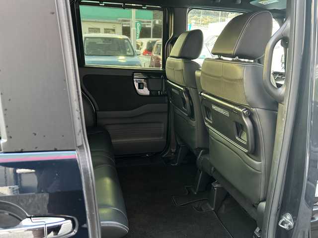 ホンダ Ｎ ＢＯＸ カスタム L ターボ 広島県 2021(令3)年 2.6万km ミッドナイトブルービームM ホンダセンシング/・衝突軽減ブレーキ　/・レーンキープアシスト　　/・レーダークルーズコントロール/純正８インチナビ/フルセグＴＶ/Bluetooth/ＣＤ/ＤＶＤ/ＵＳＢ/ａｐｐｌｅｃａｒｐｌａｙ/バックカメラ　/前後ドライブレコーダー/ＥＴＣ　/両側パワースライドドア/前後コーナーセンサー/ハーフレザーシート/前席シートヒーター/純正フロアマット/ＬＥＤライト/フォグライト/オートライト/オートマチックハイビーム/スマートキー/電動格納ミラー