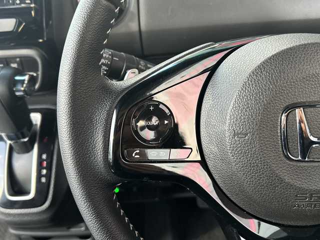 ホンダ Ｎ ＢＯＸ カスタム L ターボ 広島県 2021(令3)年 2.6万km ミッドナイトブルービームM ホンダセンシング/・衝突軽減ブレーキ　/・レーンキープアシスト　　/・レーダークルーズコントロール/純正８インチナビ/フルセグＴＶ/Bluetooth/ＣＤ/ＤＶＤ/ＵＳＢ/ａｐｐｌｅｃａｒｐｌａｙ/バックカメラ　/前後ドライブレコーダー/ＥＴＣ　/両側パワースライドドア/前後コーナーセンサー/ハーフレザーシート/前席シートヒーター/純正フロアマット/ＬＥＤライト/フォグライト/オートライト/オートマチックハイビーム/スマートキー/電動格納ミラー