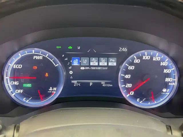トヨタ クラウン ハイブリッド G－エグゼクティブ Four 岩手県 2019(令1)年 4.6万km ブラック ４WD/MTモード付きAT/全周囲カメラ/クルーズコントロール/プリクラッシュセーフティ/コーナーセンサー/レーンアシスト/標識認識機能/アイドリングストップ/ヘッドアップディスプレイ/オートライト/オートマチックハイビーム/パワーシート/シートヒーター/エアシート/純正ナビ/純正フロアマット/純正LEDヘッドライト