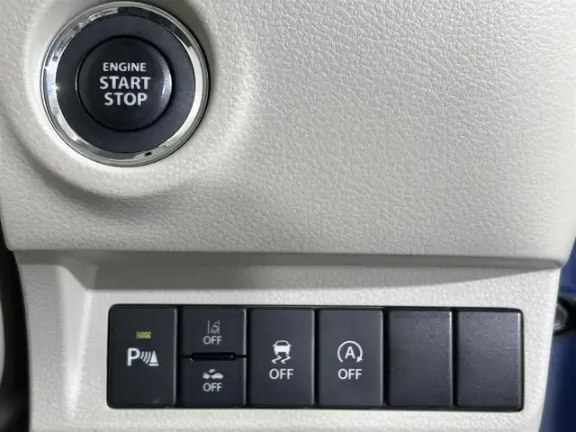 スズキ ラパン モード 佐賀県 2019(令1)年 5.2万km ノクターンブルーパール/ホワイト 2トーンルーフ 社外7インチナビ/ワンセグTV/Bluetooth/CD/DVD/衝突被害軽減システム/横滑り防止装置/コーナーセンサー/シートヒーター/キセノンライト/ETC/アイドリングストップ/プッシュスタート/スマートキー/フロアマット