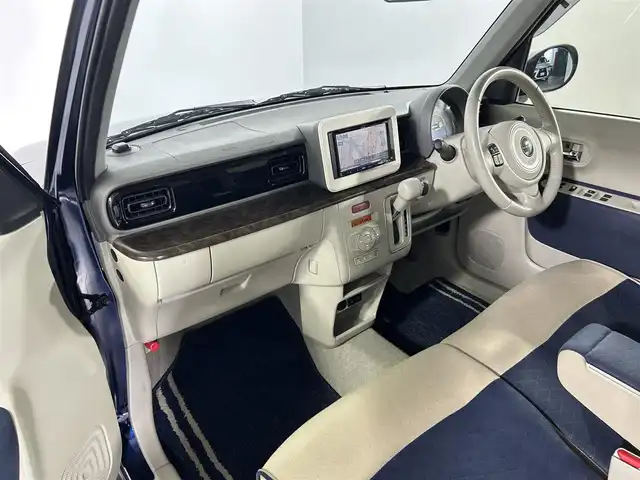 スズキ ラパン モード 佐賀県 2019(令1)年 5.2万km ノクターンブルーパール/ホワイト 2トーンルーフ 社外7インチナビ/ワンセグTV/Bluetooth/CD/DVD/衝突被害軽減システム/横滑り防止装置/コーナーセンサー/シートヒーター/キセノンライト/ETC/アイドリングストップ/プッシュスタート/スマートキー/フロアマット