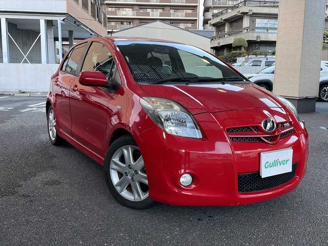 トヨタ ヴィッツ RS 大阪府 2005(平17)年 2.5万km スーパーレッドⅤ 純正ナビ/バックカメラ/ワンオーナー/純正アルミホイール/純正フロアマット/ABS/カーテンエアバッグ