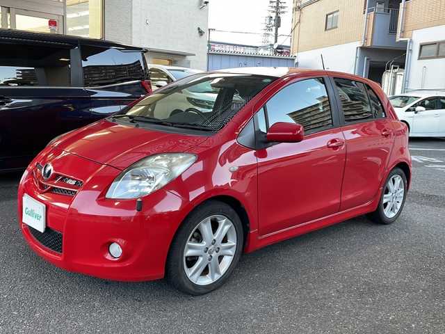 トヨタ ヴィッツ RS 大阪府 2005(平17)年 2.5万km スーパーレッドⅤ 純正ナビ/バックカメラ/ワンオーナー/純正アルミホイール/純正フロアマット/ABS/カーテンエアバッグ