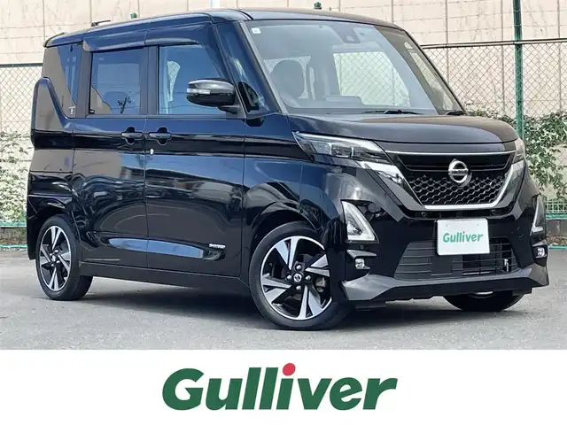 日産 ルークス HWS Gターボ プロパイロットED 東京都 2021(令3)年 2.9万km ブラック 純正ナビ/フルセグTV/CD/DVD/アラウンドビューモニター/プロパイロット/両側ハンズフリーオートスライドドア/ETC2.0/前後ドライブレコーダー/LEDヘッドライト/SOSコール/純正アルミホイール