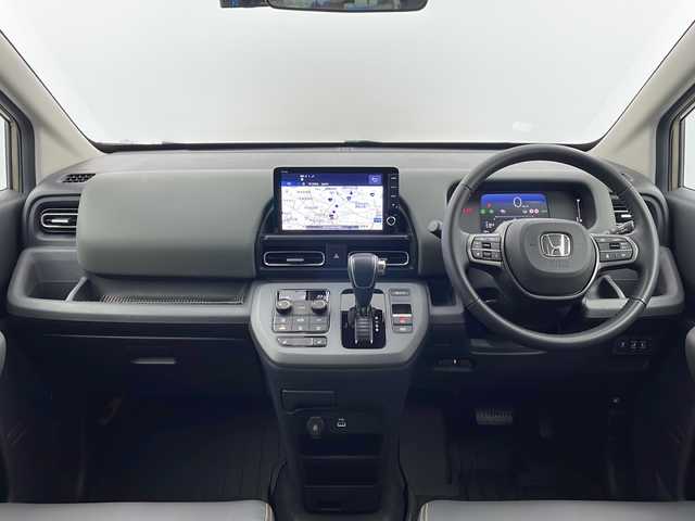 ホンダ フリード ハイブリット e:HEV クロスター 栃木県 2025(令7)年 1.7万km ベージュ ワンオーナー/純正9インチメモリーナビ/フルセグTV/USB/Bluetooth/バックカメラ/両側パワースライドドア/レーダークルーズコントロール/前後ドライブレコーダー/ホンダセンシング/ブラインドスポットモニター/シートヒーター/オートライト/ETC/LEDヘッドライト/フォグランプ/スマートキー/プッシュスタート/純正15インチAW