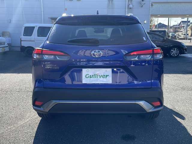 トヨタ カローラ クロス Z 東京都 2023(令5)年 0.4万km ダークブルーマイカM スマートキー/クルーズコントロール/ハンズフリーフォン/ETC2.0/純正ナビ/バックカメラ/LEDヘッドライト/フォグランプ/Bluetooth/ドリンクホルダー/運転席シートヒーター/助手席ヒートシーター/USB端子/安心降車アシスト