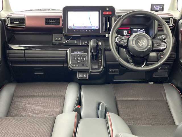 スズキ スペーシア カスタム HYBRID XS 道央・札幌 2024(令6)年 1.5万km ピュアホワイトパール/ブラック2トーン ・4WD/・スズキセーフティーサポート/・レーダークルーズコントロール/・純正ディスプレイオーディオ/・ナビ&BT&SD&HDMI&USB&フルセグTV/・AppleCarPlay&AndroidAuto/・全方位カメラ/・両側パワースライドドア/・アイドリングストップ/・ステアリングスイッチ/・ステアリングヒーター/・ハーフレザーシート/・前席シートヒーター/・ヘッドアップディスプレイ/・オートライト/・LEDヘッドライト/・スマートキー/・スペアキー/・積込スタッドレス社外AW付