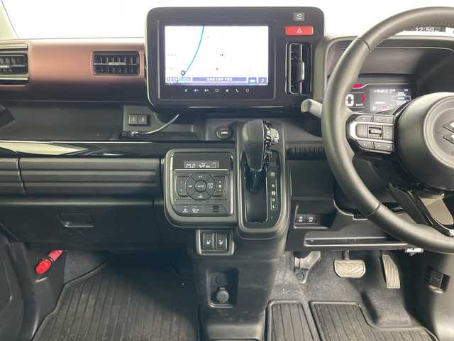 スズキ スペーシア カスタム HYBRID XS 道央・札幌 2024(令6)年 1.5万km ピュアホワイトパール/ブラック2トーン ・4WD/・スズキセーフティーサポート/・レーダークルーズコントロール/・純正ディスプレイオーディオ/・ナビ&BT&SD&HDMI&USB&フルセグTV/・AppleCarPlay&AndroidAuto/・全方位カメラ/・両側パワースライドドア/・アイドリングストップ/・ステアリングスイッチ/・ステアリングヒーター/・ハーフレザーシート/・前席シートヒーター/・ヘッドアップディスプレイ/・オートライト/・LEDヘッドライト/・スマートキー/・スペアキー/・積込スタッドレス社外AW付