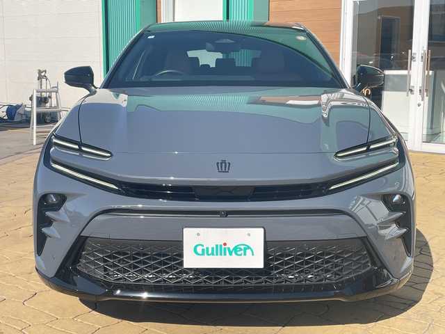 トヨタ クラウン スポーツ Z 宮崎県 2024(令6)年 4.9万km グレー パノラマルーフ/純正ディスプレィオーディオ/ブラインドスポットモニター(BSM)/デジタルインナーミラー/革シート/前席両側パワーシート/前席両側ベンチレーション/ETC2.0/パワーバックドア/全方位カメラ/LEDライト/レーザークルーズコントロール/トヨタセーフティセンス/Miracast/フルセグ