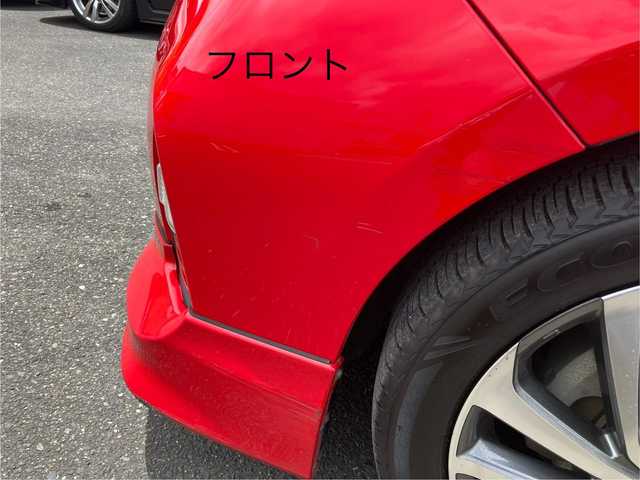 トヨタ アクア S 三重県 2014(平26)年 11万km スーパーレッドⅤ モデリスタ16インチアルミホイール/エアロ(F/S/R)/ダウンサス/純正ナビ(Bluetooth/CD/AM/FM/TV)/ETC/純正マット/ドアバイザー/スペアキー