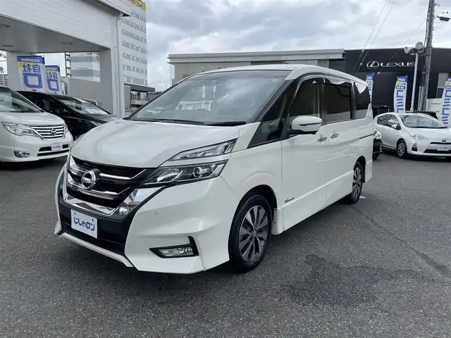 日産 セレナ ハイウェイスター 滋賀県 2016(平28)年 9.9万km ブリリアントホワイトパール (株)IDOMが運営する【じしゃロン草津店】の自社ローン専用車両になりますこちらは現金またはオートローンご利用時の価格です。自社ローンご希望の方は別途その旨お申付け下さい