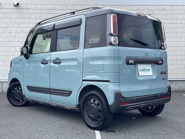 スズキ スペーシア ギア HYBRID XZ 栃木県 2020(令2)年 7.6万km オフブルーメタリック/ガンメタリック2トーンルーフ 社外SDナビ/ワンセグTV/バックカメラ/前後ドライブレコーダー/両側パワースライドドア/スペアキー/ETC/横滑り防止機能/盗難防止装置/レーンキープアシスト/クルーズコントロール/衝突被害軽減システム/アイドリングストップ/シートヒーター/プッシュスタート/ウォークスルー/純正フロアマット/スタッドレスタイヤ