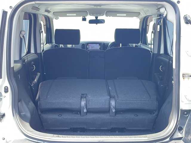 日産 キューブ 15X Vセレクション 三重県 2015(平27)年 8万km ブリリアントホワイトパール 純正7型ナビ(AM/FM/CD/DVD/TV/BT)/フルセグTV/バックカメラ/スペアキー/オートライト/前後ドライブレコーダー/アイドリングストップ/横滑り防止/純正フロアマット/電動格納ミラー/禁煙車