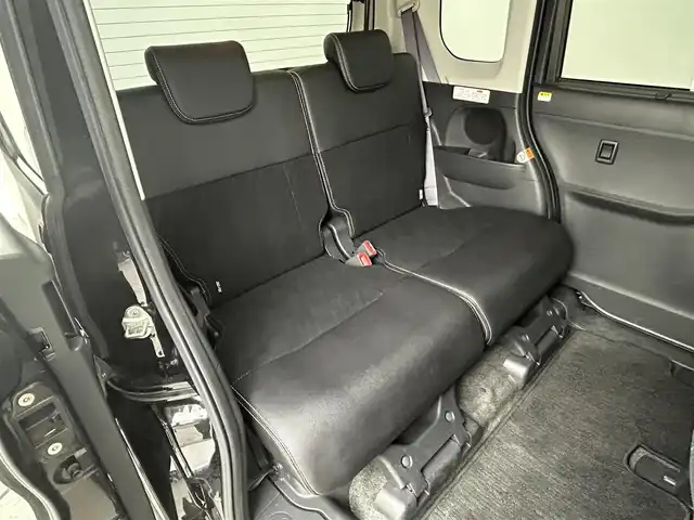 ダイハツ タント カスタム RS トップED SA Ⅲ 群馬県 2018(平30)年 6.7万km ブラックマイカメタリック 社外8型ナビ（ＣＤ．ＤＶＤ．ＢＴ．ＳＤ．フルセグ）　Ｂカメラ　純正フリップダウン　スマアシ３　衝突軽減　レーンキープアシスト　オートハイビーム　両側パワースライド　ＬＥＤヘッドライド　ＥＴＣ　オートリトラクターミラー　スペアキー　プッシュスタート　純正アルミ　LEDフォグランプ