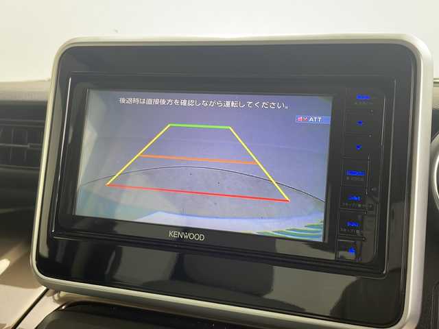 スズキ スペーシア ギア マイスタイル 茨城県 2022(令4)年 1.6万km オフブルーメタリック/ホワイト2トーン スズキセーフティサポート/社外SDナビ/　　CD/DVD/BT/フルセグ/バックカメラ/両側パワースライドドア/レーダークルーズコントロール/LEDオートライト/シートヒーター/ステアリングスイッチ/禁煙車