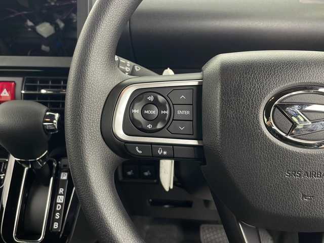 ダイハツ タント カスタム X 秋田県 2024(令6)年 0.1千km ブラックマイカメタリック ４ＷＤ/バックカメラ装着車両/両側パワースライドドア/ウェルカムオープン/前席シートヒーター/ハーフレザーシート/オートブレーキホールド/プッシュスタート/スマートキー/スペアキー/オートライト/リアサンシェード/ＬＥＤヘッドライト/オーディオレス