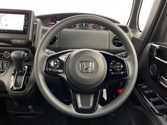 ホンダ Ｎ ＢＯＸ カスタム L 新潟県 2022(令4)年 2.7万km ミッドナイトブルービームM ホンダセンシング/シーケンシャルウィンカー/純正ナビ/　CD/DVD/Bluetooth/フルセグTV/バックカメラ/左側パワースライドドア/レーダークルーズコントロール/LEDオートライト/シートヒーター/純正14インチアルミホイール/ウィンカーミラー/電格ミラー/ステアリングリモコン/レーンキープアシスト/スマートキー/ビルトインETC