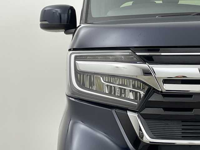 ホンダ Ｎ ＢＯＸ カスタム L 新潟県 2022(令4)年 2.7万km ミッドナイトブルービームM ホンダセンシング/シーケンシャルウィンカー/純正ナビ/　CD/DVD/Bluetooth/フルセグTV/バックカメラ/左側パワースライドドア/レーダークルーズコントロール/LEDオートライト/シートヒーター/純正14インチアルミホイール/ウィンカーミラー/電格ミラー/ステアリングリモコン/レーンキープアシスト/スマートキー/ビルトインETC