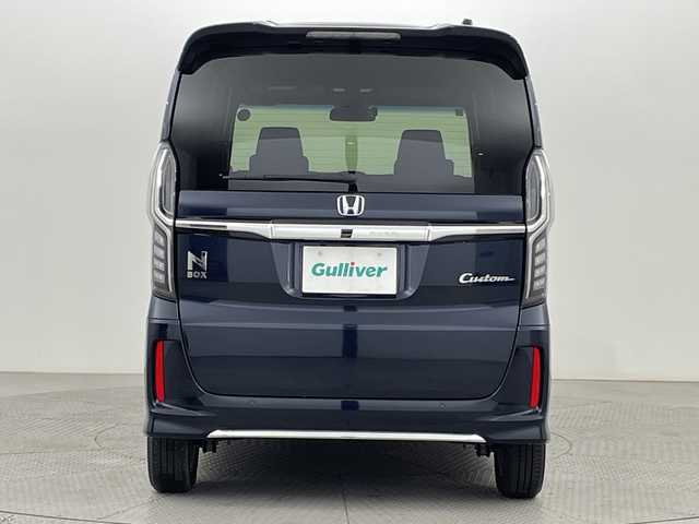 ホンダ Ｎ ＢＯＸ カスタム L 新潟県 2022(令4)年 2.7万km ミッドナイトブルービームM ホンダセンシング/シーケンシャルウィンカー/純正ナビ/　CD/DVD/Bluetooth/フルセグTV/バックカメラ/左側パワースライドドア/レーダークルーズコントロール/LEDオートライト/シートヒーター/純正14インチアルミホイール/ウィンカーミラー/電格ミラー/ステアリングリモコン/レーンキープアシスト/スマートキー/ビルトインETC