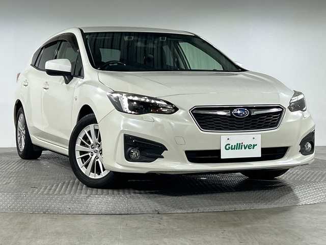 スバル インプレッサ スポーツ 1．6i－Lアイサイト 神奈川県 2017(平29)年 4.5万km クリスタルホワイトP 純正7型メモリーナビゲーション【MF-0206】/フルセグ　CD DVD　USB　iPod　AUX　Bluetooth　AM FM/バックカメラ/クリアビューパック/革巻きステアリングホイールセット/キーレスアクセス/プッシュスタート/アイサイトver3/ブラインドスポットモニター/全車速追従機能付クルーズコントロール/プリクラッシュブレーキ/アダブティブレーンキープ/AT誤発進/誤後進抑制制御/ふらつき警報/車線逸脱警報/歩行者発進お知らせ/アイドリングストップ/パドルシフト/純正前方ドライブレコーダー/ETC/電動パーキングブレーキ/ダウンヒルアシストコントロール/nanoe/SRH/純正リアスポイラー/LEDLiner/LEDヘッドランプ/オートライト/フロントフォグランプ/リアフォグランプ/ヘッドライトウォッシャー/純正16インチアルミホイール