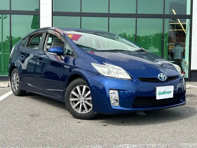 トヨタ プリウス G 和歌山県 2009(平21)年 14.8万km ダークブルーマイカ ALPINE7インチナビ/ワンセグTV/Bluetooth/CD/DVD/SD/バックカメラ/ETC/ドライブレコーダー/クルーズコントロール/革巻きステアリング/オートライト/フォグランプ/社外15インチAW/プッシュスタート/スマートキー/スペアキー