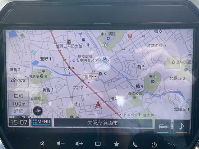 スズキ ハスラー HYBRID X 大阪府 2023(令5)年 1.9万km ピュアホワイトP ワンオーナー/純正メモリナビ/・DVD/CD/FM/AM/Bluetooth/・フルセグテレビ/ETC/ドライブレコーダー/バックカメラ/全周囲カメラ/衝突軽減ブレーキ/レーンキープアシスト/クルーズコントロール/盗難防止装置/革巻きステアリング/ステアリングリモコン/パワーシート（D席+N席）/シートヒーター（D席+N席）/コーナーセンサー/LEDヘッドライト/オートライト/オートエアコン/スマートキー/プッシュスタート/12V電源/USBジャック/純正フロアマット/取扱説明書/ナビ取扱説明書/保証書