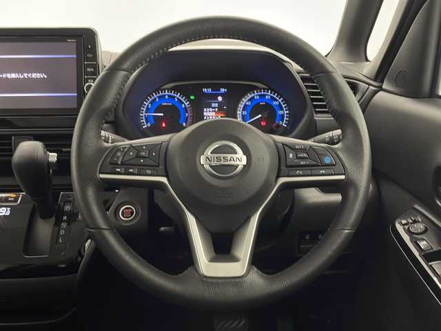 日産 ルークス HWS Gターボ プロパイロットED 宮崎県 2020(令2)年 2.3万km パープル 禁煙車/エマージェンシーブレーキ/純正9型ナビTV/（MM319D-L/CD/DVD/MSV/Bluetooth/フルセグTV)/純正LEDオートライト/純正LEDフォグ/純正14インチアルミ/純正エアロ/純正ルーフエンドスポイラー/純正フロアマット/ハンズフリー両側電動スライドドア/プロパイロット/アラウンドビューモニター/クリアランスソナー/電子パーキング/オートホールド/リアサーキュレーター（プラズマクラスター）/本革巻ハンドル/インテリジェントキー/プッシュエンジンスタート/新車時保証書/取扱い説明書