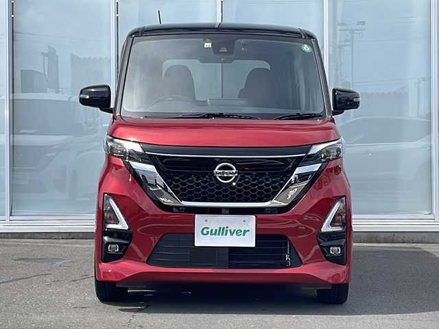日産 ルークス HWS Gターボ プロパイロットED 神奈川県 2022(令4)年 3.2万km スパークリングレッド/ブラック 純正SDナビ/フルセグ/Bluetooth　/両側電動　/プロパイロット　/全方位カメラ　/前後コーナーセンサー　/LEDヘッドライト　/オートライト　/ビルドインETC/スマートキー/プッシュスタート　/ドライブレコーダー　/純正フロアマット　/純正アルミホイル/ABS/横滑り防止装置/衝突被害軽減システム/W＋サイドエアバック